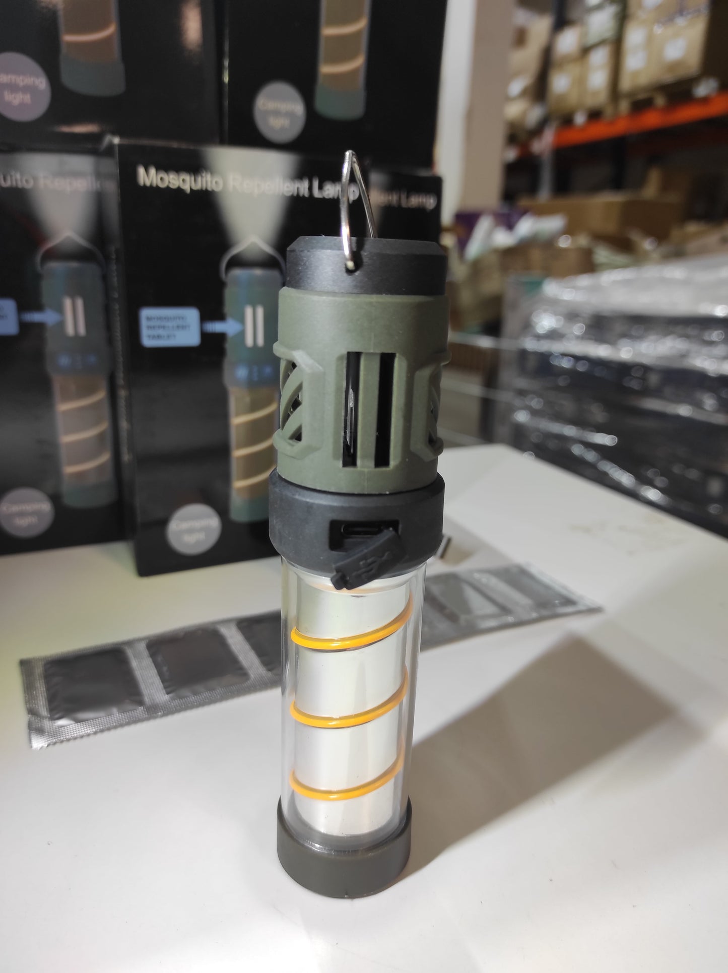Lámpara repelente de mosquitos 3 en 1 Tecnoferix