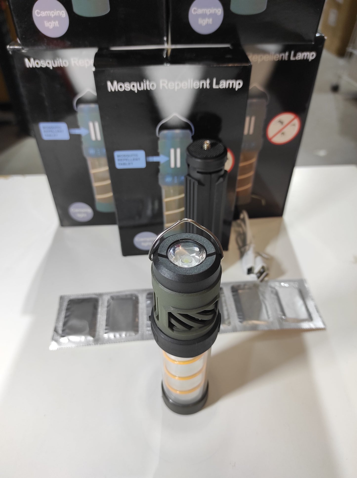 Lámpara repelente de mosquitos 3 en 1 Tecnoferix