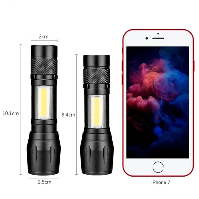 Mini linterna recargable zoom Tecnoferix