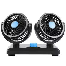 Ventilador Coche Doble Cabeza USB Tecnoferix