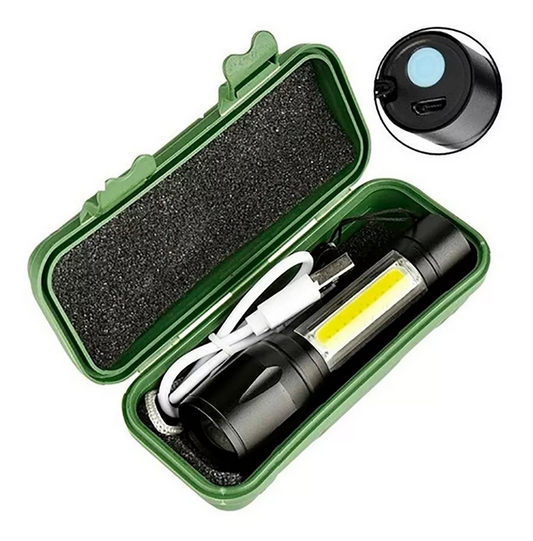 Linterna recargable USB Tecnoferix