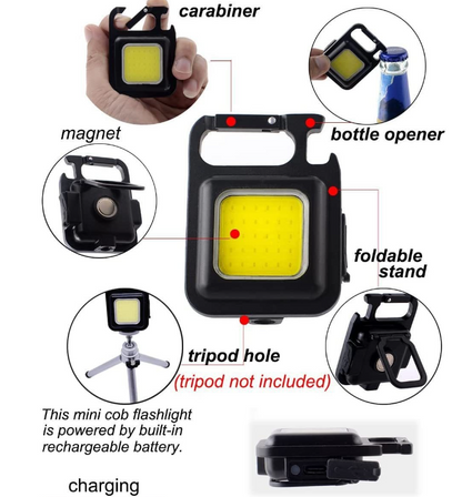 Linterna Llavero Mini COB LED Tecnoferix