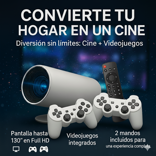 Proyector con Videojuegos
