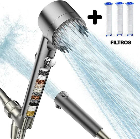 Cabezal ducha de alta presión + Filtros Gratis Tecnoferix